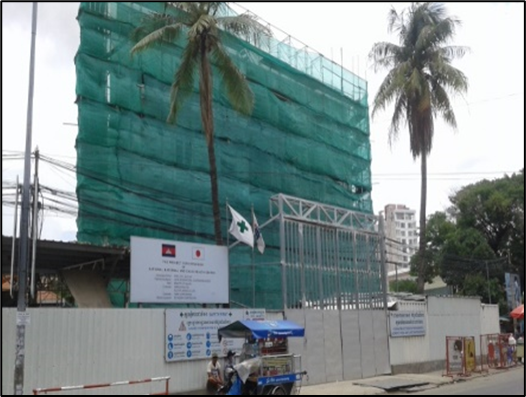 Japanese ODA  Hospital Doors & windows installation – Phnompenh