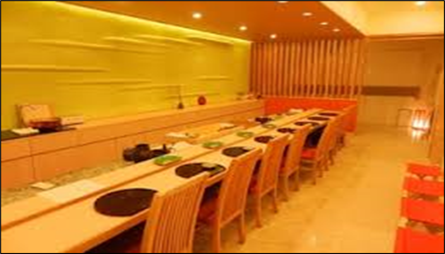 Japanese  SUSHI  Restaurant			 Interior – Phnompenh