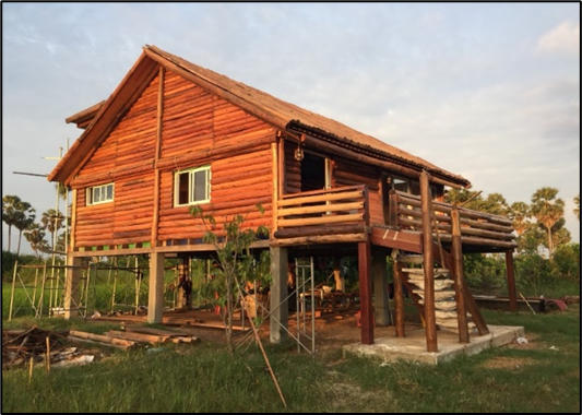 Log House Construction -KampongChhnang